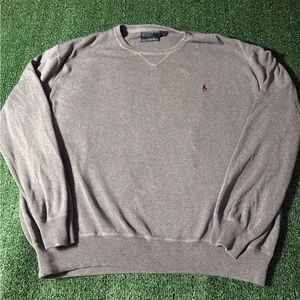 Polo Ralph Lauren Gray V-Neck Sweater
